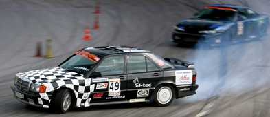 driftowóz, Mercedes 190 Michała Przybylskiego OBEBO