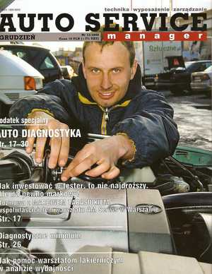 okładka AUTO SERVICE manager grudzień 2008